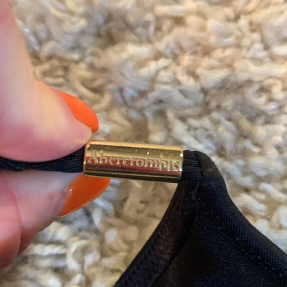 Abercrombie and Fitch Black Bikini Top Size XS - Picture 6 of 8